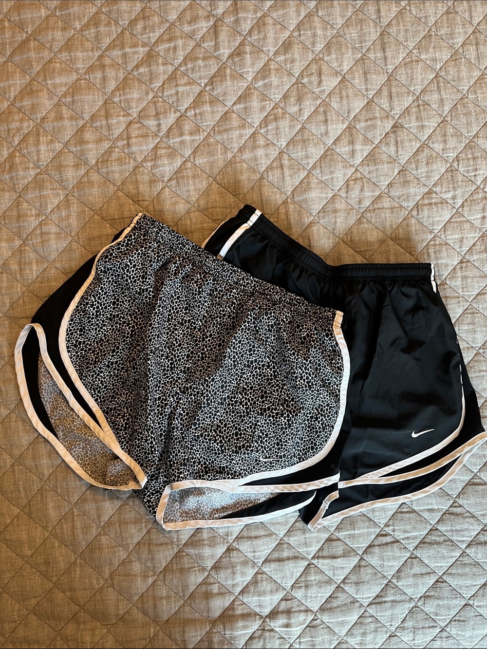 Nike Women’s Black & White Athletic Shorts Duo